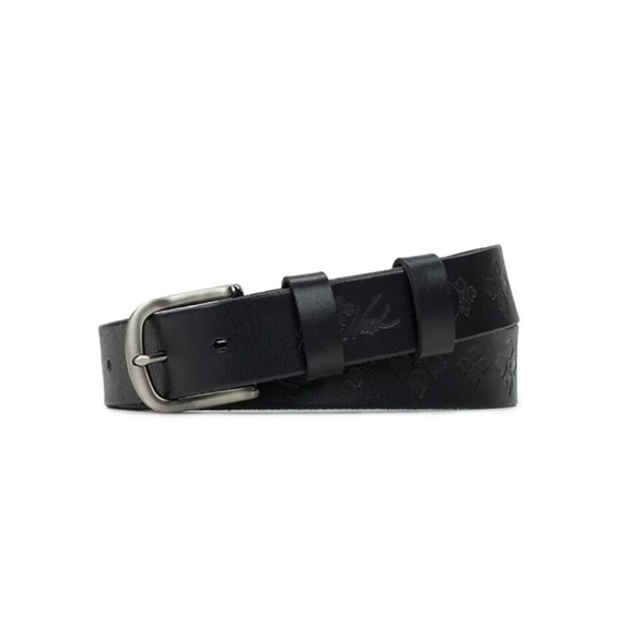 Patricia Nash Wesley Embossed Belt Black Size S